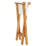 Klappstühle 2 Stück, massives Teakholz, cremeweißer Stoff von vidaXL, Gartenstühle - Ref: Foro24-310669, Preis: 89,25 €, Raba...