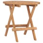 Folding garden table solid teak wood 50x50x50 cm by vidaXL, Garden tables - Ref: Foro24-315452, Price: 54,37 €, Discount: %