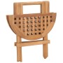 Mesa plegable de jardín madera maciza de teca 50x50x50 cm de vidaXL, Mesas de jardín - Ref: Foro24-315452, Precio: 54,37 €, D...