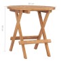 Mesa plegable de jardín madera maciza de teca 50x50x50 cm de vidaXL, Mesas de jardín - Ref: Foro24-315452, Precio: 54,37 €, D...