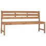 Banco de jardín de madera maciza de teca 170 cm de vidaXL, Bancos de jardín - Ref: Foro24-315617, Precio: 308,99 €, Descuento: %