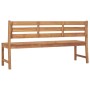 Banco de jardín de madera maciza de teca 170 cm de vidaXL, Bancos de jardín - Ref: Foro24-315617, Precio: 308,99 €, Descuento: %