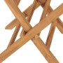 Folding garden chairs 4 units solid teak wood by vidaXL, Garden chairs - Ref: Foro24-315442, Price: 232,44 €, Discount: %