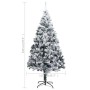 Künstlicher Weihnachtsbaum LED Schnee beflockt grün 180 cm von vidaXL, Weihnachtsbäume - Ref: Foro24-3077767, Preis: 97,31 €,...