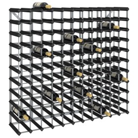 Wine rack for 120 bottles solid black pine wood by vidaXL, Wine racks - Ref: Foro24-325917, Price: 210,39 €, Discount: %