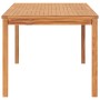 Garden dining table solid teak wood 180x90x77 cm by vidaXL, Garden tables - Ref: Foro24-315621, Price: 267,69 €, Discount: %