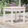 Banco de jardín madera maciza pino blanco 50x44x45 cm de vidaXL, Bancos de jardín - Ref: Foro24-823991, Precio: 52,78 €, Desc...