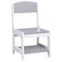 Mesa infantil con 2 sillas MDF blanco de vidaXL, muebles para bebés y niños pequeños - Ref: Foro24-80283, Precio: 107,99 €, D...