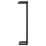 Toallero de hierro negro 12,5x12,5x60 cm de vidaXL, Toalleros - Ref: Foro24-325919, Precio: 21,90 €, Descuento: %