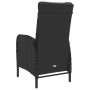 Garden table and chairs 3 pieces synthetic rattan and black glass by vidaXL, Garden sets - Ref: Foro24-3058536, Price: 363,10...