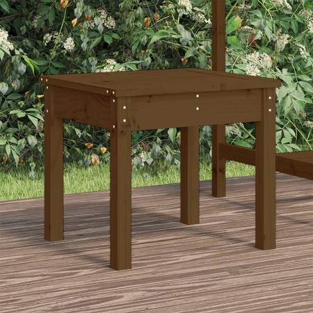 Banco de jardín madera maciza pino marrón miel 50x44x45 cm de vidaXL, Bancos de jardín - Ref: Foro24-823993, Precio: 34,96 €,...