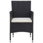 Garden furniture 5 pieces black synthetic rattan and acacia by vidaXL, Garden sets - Ref: Foro24-3058322, Price: 347,75 €, Di...