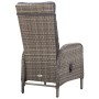 3-piece synthetic rattan gray garden dining set by vidaXL, Garden sets - Ref: Foro24-3058546, Price: 478,86 €, Discount: %