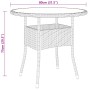 3-piece synthetic rattan gray garden dining set by vidaXL, Garden sets - Ref: Foro24-3058546, Price: 478,86 €, Discount: %