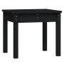 Garden bench solid black pine wood 50x44x45 cm by vidaXL, garden benches - Ref: Foro24-823994, Price: 44,90 €, Discount: %