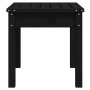 Garden bench solid black pine wood 50x44x45 cm by vidaXL, garden benches - Ref: Foro24-823994, Price: 44,90 €, Discount: %