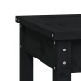 Garden bench solid black pine wood 50x44x45 cm by vidaXL, garden benches - Ref: Foro24-823994, Price: 44,90 €, Discount: %