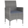 Garden dining set 3 pieces gray synthetic rattan by vidaXL, Garden sets - Ref: Foro24-3058459, Price: 184,84 €, Discount: %