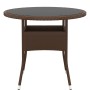 Garden dining set 5 pieces brown synthetic rattan by vidaXL, Garden sets - Ref: Foro24-3058491, Price: 321,17 €, Discount: %