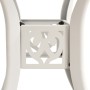 White cast aluminum garden table 78x78x72 cm by vidaXL, Garden tables - Ref: Foro24-315584, Price: 157,99 €, Discount: %