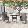 Juego comedor de jardín 3 piezas ratán sintético gris de vidaXL, Conjuntos de jardín - Ref: Foro24-3058485, Precio: 239,74 €,...