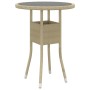 Juego de comedor para jardín de 3 piezas ratán sintético beige de vidaXL, Conjuntos de jardín - Ref: Foro24-3058460, Precio: ...