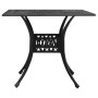 Mesa de jardín aluminio fundido negro 90x90x73 cm de vidaXL, Mesas de jardín - Ref: Foro24-315589, Precio: 219,72 €, Descuent...