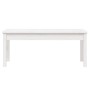 Garden bench solid white pine wood 109x44x45 cm by vidaXL, garden benches - Ref: Foro24-824005, Price: 74,99 €, Discount: %