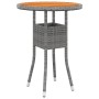 3-piece garden dining set gray synthetic rattan by vidaXL, Garden sets - Ref: Foro24-3058543, Price: 433,52 €, Discount: %