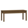 Banco de jardín madera maciza pino marrón miel 109x44x45 cm de vidaXL, Bancos de jardín - Ref: Foro24-824007, Precio: 51,85 €...