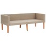 Set de muebles de jardín 3 pzas y cojines ratán sintético beige de vidaXL, Conjuntos de jardín - Ref: Foro24-3059331, Precio:...