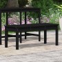 Banco de jardín madera maciza pino negro 109x44x45 cm de vidaXL, Bancos de jardín - Ref: Foro24-824008, Precio: 66,71 €, Desc...