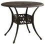 Bronze cast aluminum garden table 90x90x74 cm by vidaXL, Garden tables - Ref: Foro24-315585, Price: 178,99 €, Discount: %