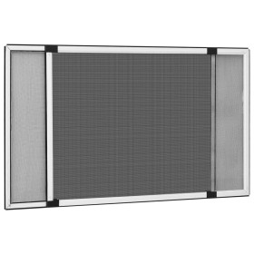 Mosquitera extensible para ventanas blanco (75-143)x50 cm de vidaXL, Mosquiteras para ventanas - Ref: Foro24-149038, Precio: ...