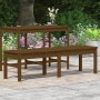 2-Sitzer-Gartenbank aus massivem braunem Kiefernholz 159,5 x 44 x 45 cm von vidaXL, Gartenbänke - Ref: Foro24-824014, Preis: ...