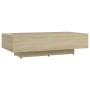 Mesa de centro madera de ingeniería roble Sonoma 100x49,5x31 cm de vidaXL, Mesas de centro - Ref: Foro24-803392, Precio: 58,9...