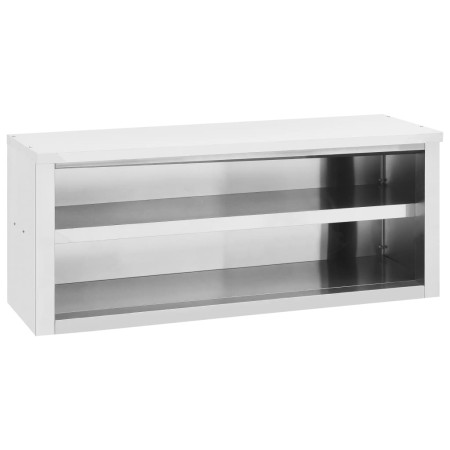 Stainless steel kitchen wall cabinet 120x40x50 cm by vidaXL, Food container - Ref: Foro24-326151, Price: 176,68 €, Discount: %