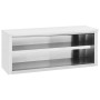 Stainless steel kitchen wall cabinet 120x40x50 cm by vidaXL, Food container - Ref: Foro24-326151, Price: 176,68 €, Discount: %