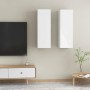 TV furniture 2 pcs glossy white 30.5x30x90 cm by vidaXL, TV Furniture - Ref: Foro24-803357, Price: 102,54 €, Discount: %