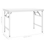 Folding stainless steel kitchen work table 120x60x80 cm by vidaXL, Restoration - Ref: Foro24-326158, Price: 190,19 €, Discoun...