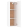 Muebles para TV 2 uds madera contrachapada blanco 30,5x30x90 cm de vidaXL, Muebles TV - Ref: Foro24-803345, Precio: 93,99 €, ...