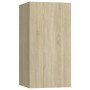 Oak-colored plywood TV cabinet 30.5x30x60 cm by vidaXL, TV Furniture - Ref: Foro24-803332, Price: 36,32 €, Discount: %