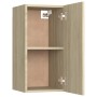 Oak-colored plywood TV cabinet 30.5x30x60 cm by vidaXL, TV Furniture - Ref: Foro24-803332, Price: 36,32 €, Discount: %