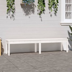 Solid pine wood 2-seater garden bench 203.5x44x45 cm by vidaXL, garden benches - Ref: Foro24-824019, Price: 103,48 €, Discoun...