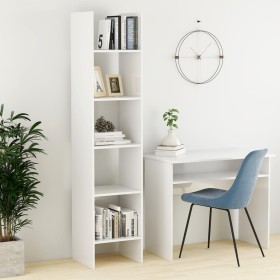 Regal aus glänzend weißem Sperrholz, 40 x 35 x 180 cm von vidaXL, Bücherregale und Regale - Ref: Foro24-803404, Preis: 58,31 ...