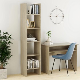 Regal aus Sonoma-Eichensperrholz, 40 x 35 x 180 cm von vidaXL, Bücherregale und Regale - Ref: Foro24-803401, Preis: 54,73 €, ...