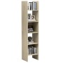 Regal aus Sonoma-Eichensperrholz, 40 x 35 x 180 cm von vidaXL, Bücherregale und Regale - Ref: Foro24-803401, Preis: 57,46 €, ...