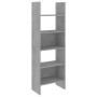 Concrete gray plywood shelving 60x35x180 cm by vidaXL, Bookcases and shelves - Ref: Foro24-803411, Price: 64,92 €, Discount: %