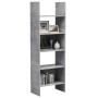 Estantería de madera contrachapada gris hormigón 60x35x180 cm de vidaXL, Librerías y estanterías - Ref: Foro24-803411, Precio...