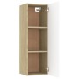 TV-Schrank aus weißem Eichensperrholz, 30,5 x 30 x 90 cm von vidaXL, TV-Möbel - Ref: Foro24-803354, Preis: 56,31 €, Rabatt: %